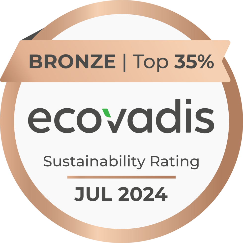 EcoVadis Sustainability Rating: Auszeichnung in Silber