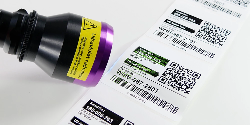 Manipulationssichere Etiketten: UV-Sicherheitsdruck von LEONHARD KURZ