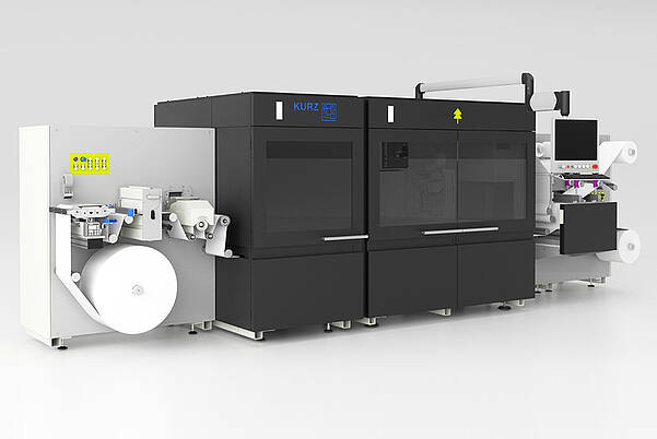 KURZ & Digitaldruck für flexible & maßgeschneiderte Verpackungslösungen Inkjet-Digitaldruck-Maschine aus der KURZ-Gruppe